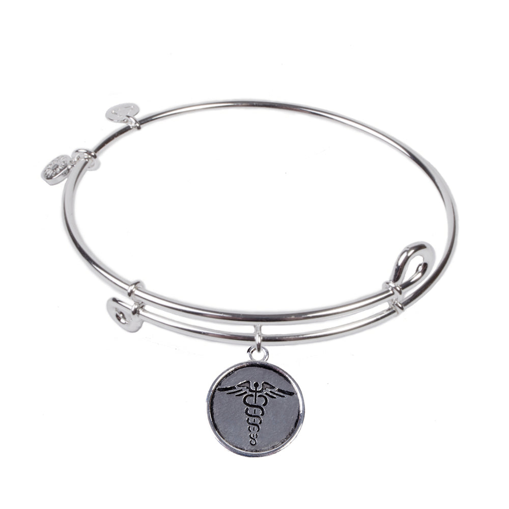 SOL Nurse, Bangle Sterling Silver Plated