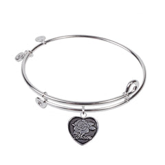 Mom, Bangle Sterling Silver Plated