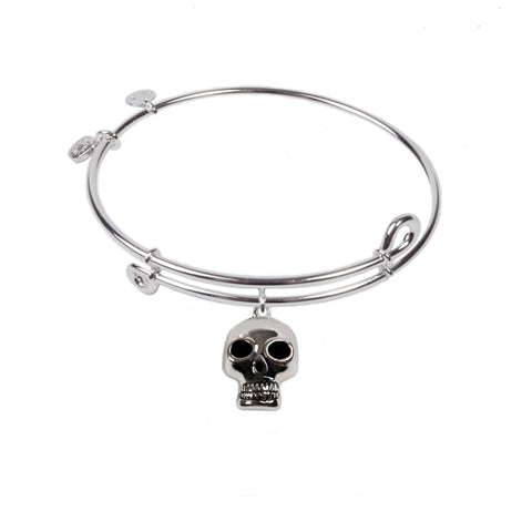 SOL Skull, Bangle Sterling Silver Plated