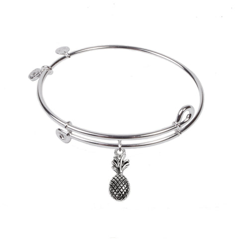 SOL Pineapple, Bangle Sterling Silver Plated