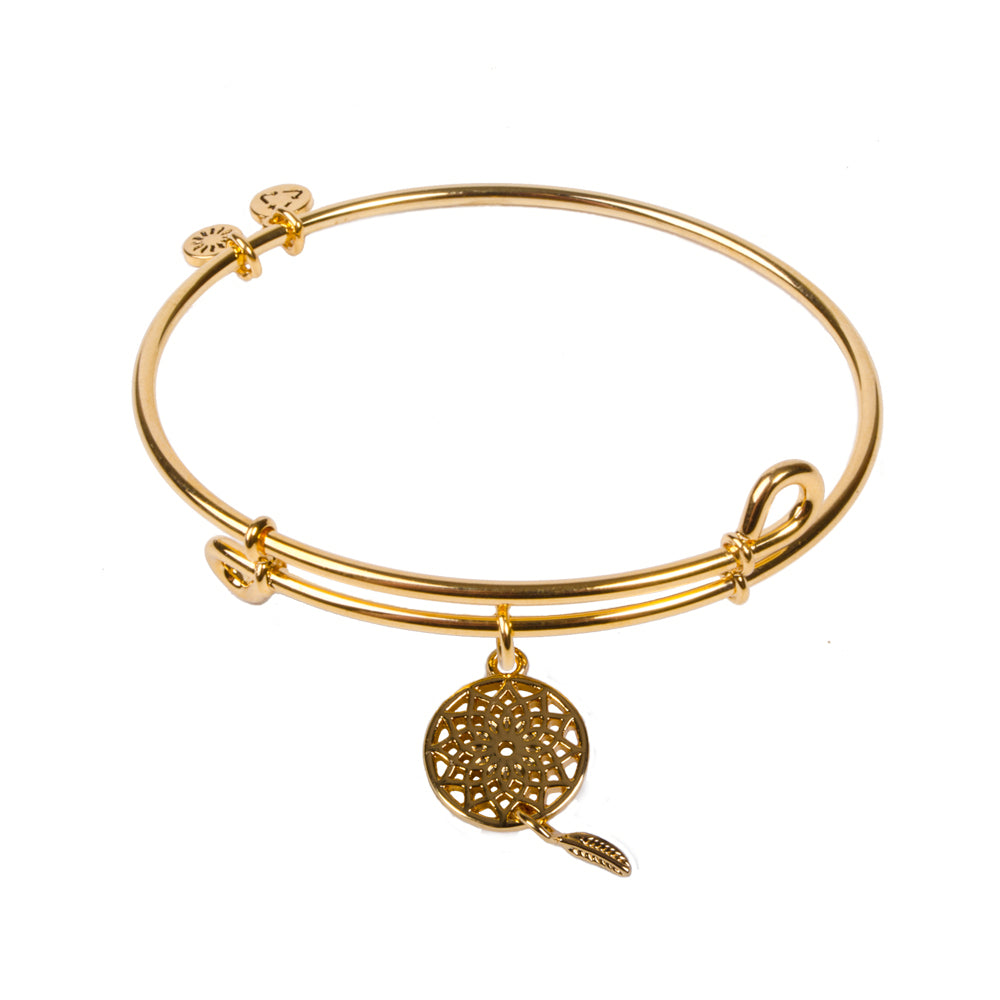 SOL Dream Catcher, Bangle 18K Gold Plated