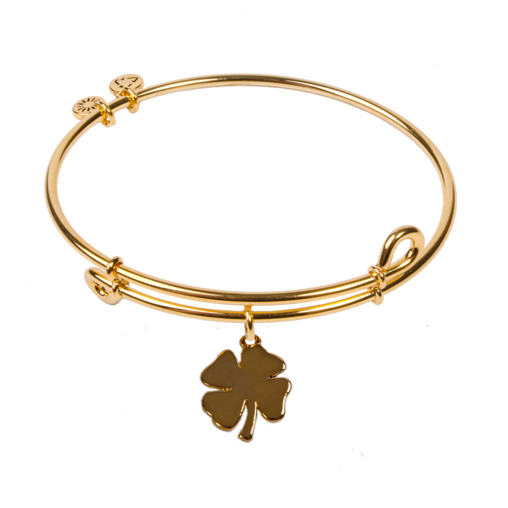 SOL Clover, Bangle 18K Gold Plated