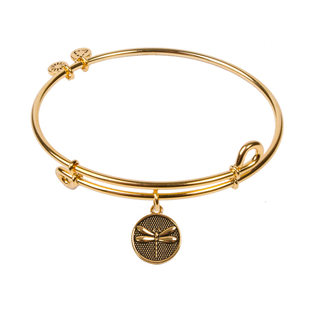 SOL Dragonfly, Bangle 18K Gold Plated