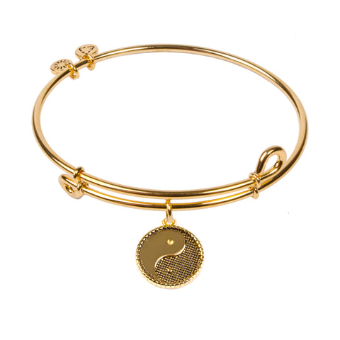 SOL Yin Yang, Bangle 18K Gold Plated