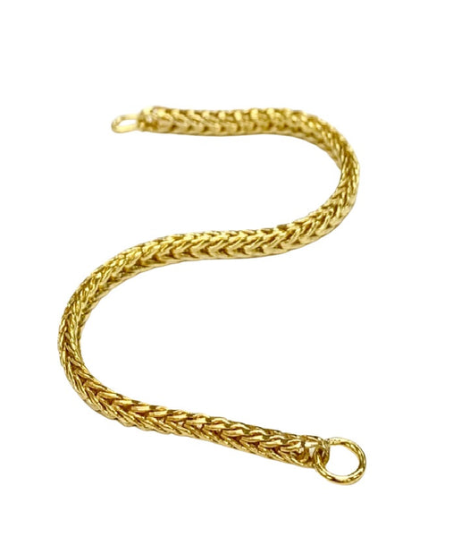 Novobeads Bracelet Foxtail 14K Gold 9 inch/22.9 cm