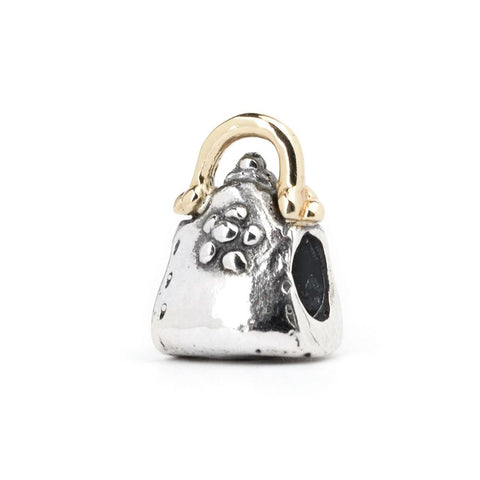 Novobeads Purse, Silver with 14K Gold