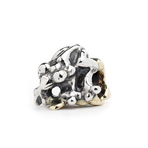 Novobeads Rainforest Frog, Silver with 14K Gold