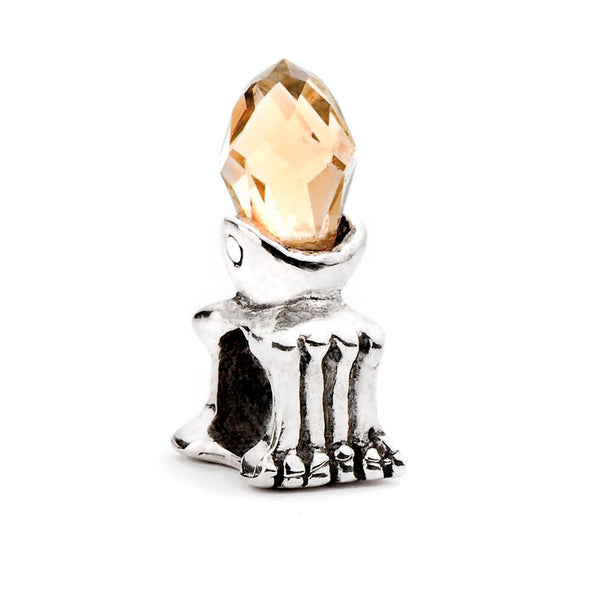 Novobeads Perfume, Silver with Crystals
