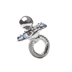 It's a Boy!, Silver with Crystals