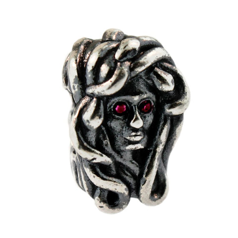 Novobeads Medusa, Silver with Crystals