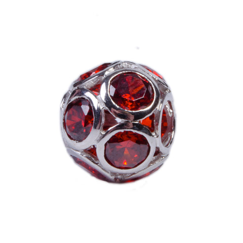 Novobeads Rose Red Orb